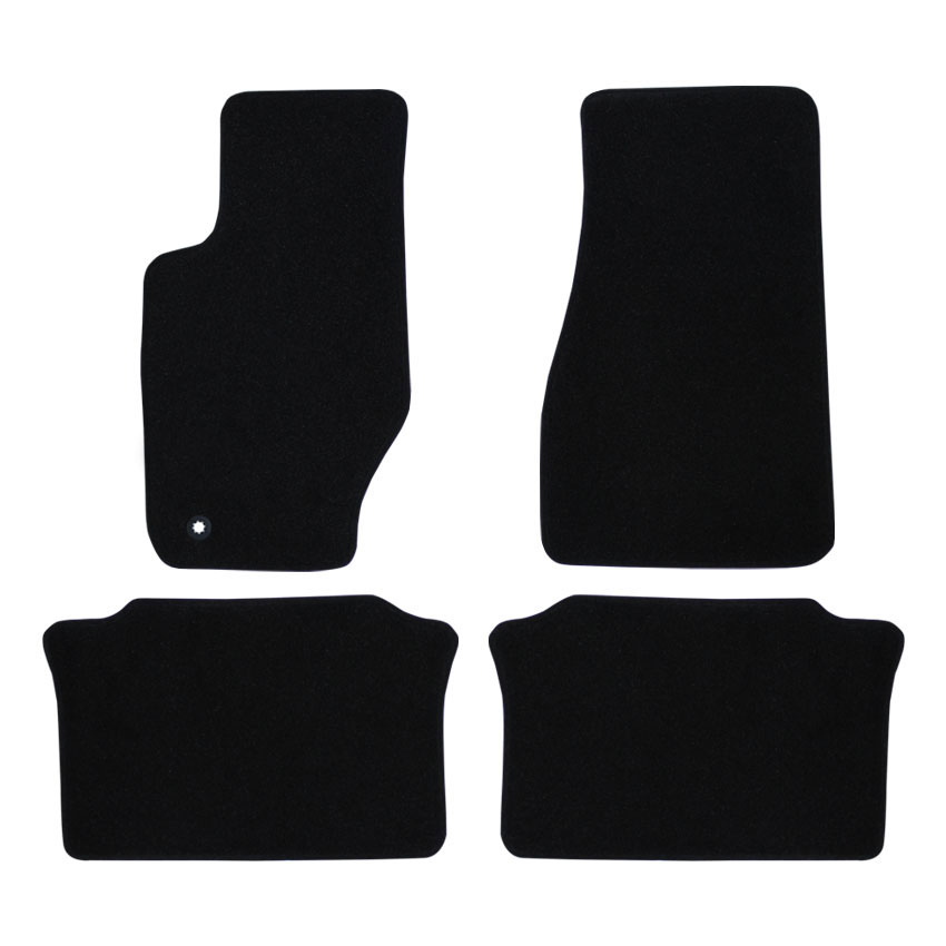 Μοκέτα Premium μαύρη για Jeep Grand Cherokee (WK) με κουμπώματα