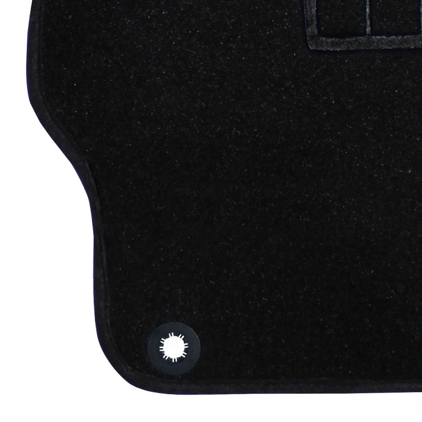 Μοκέτα Premium μαύρη για Mitsubishi Outlander (II) / ASX με κουμπώματα