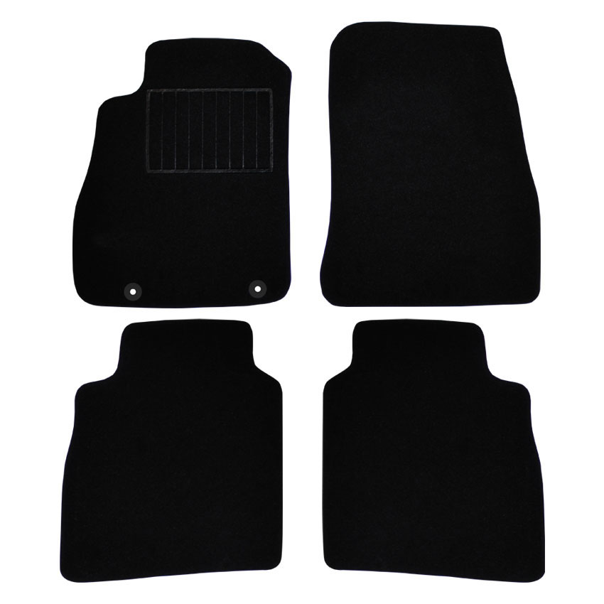 Μοκέτα Premium μαύρη για Nissan Pulsar με κουμπώματα