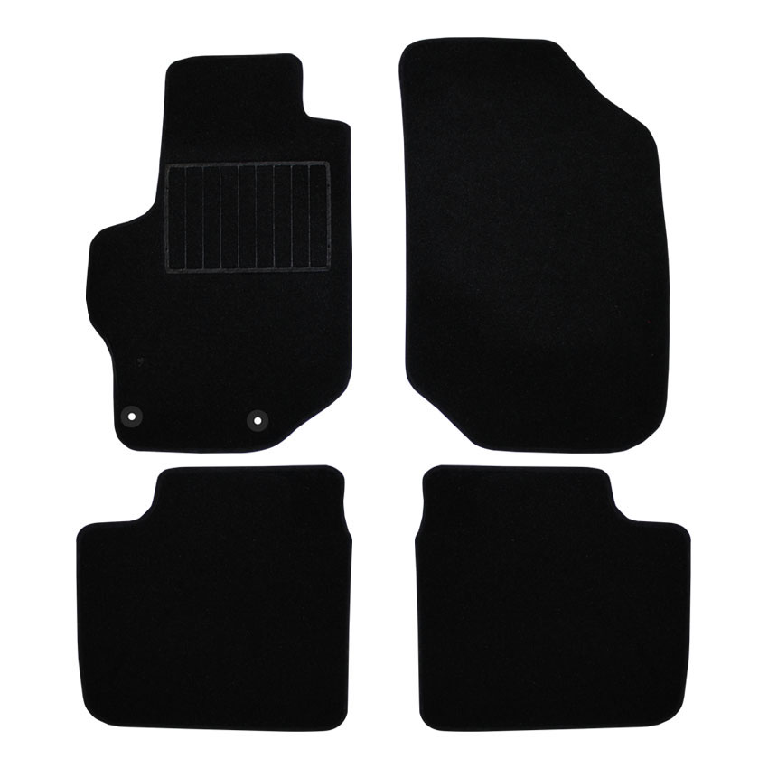 Μοκέτα Premium μαύρη για Peugeot 301 με κουμπώματα