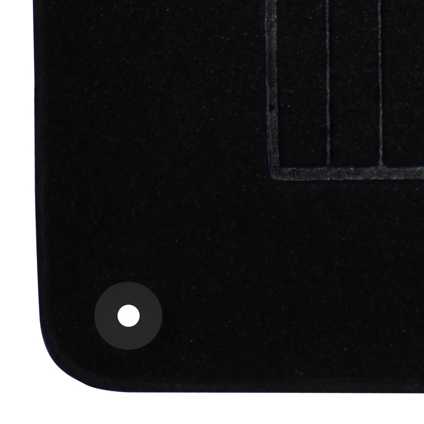 Μοκέτα Premium μαύρη για Peugeot 5008 (II) με κουμπώματα