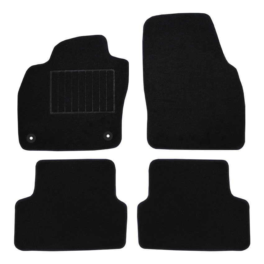 Μοκέτα Premium μαύρη για Seat Arona με κουμπώματα