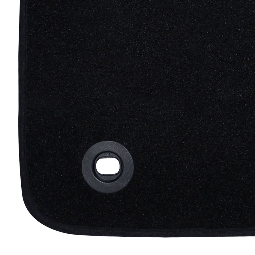 Μοκέτα Premium μαύρη για Toyota C-HR με οβάλ κουμπώματα