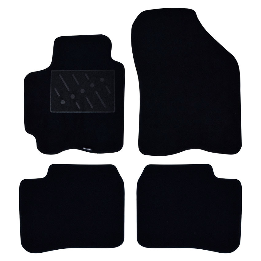 Πατάκια δαπέδου μοκέτας Premium μαύρα για Suzuki Swift (VI) 4τμχ