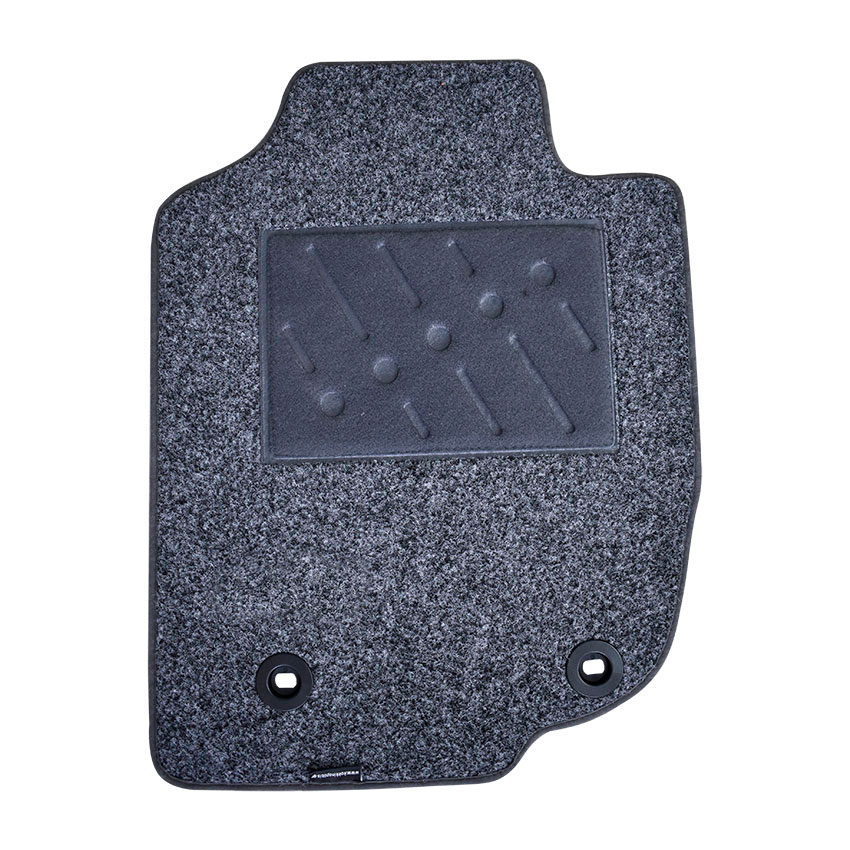 Πατάκια δαπέδου μοκέτας Premium μαύρα για Toyota Hilux (VII) 2D Extra Cab 4τμχ