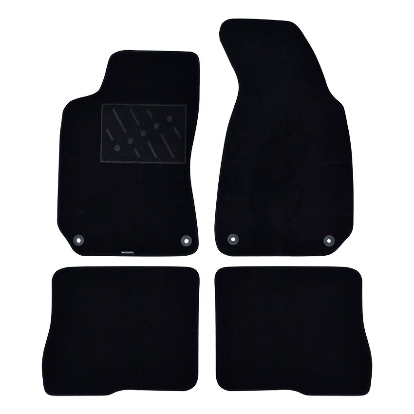 Πατάκια δαπέδου μοκέτας Premium μαύρα για Volkswagen Passat (B5) 4τμχ
