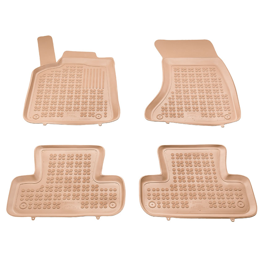 Λαστιχένια μπεζ σκαφάκια για Audi Q5 (I)