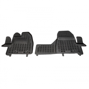 Πατάκια δαπέδου λαστιχένια για Ford Tourneo Custom (Titanium) (manual) 2τμχ