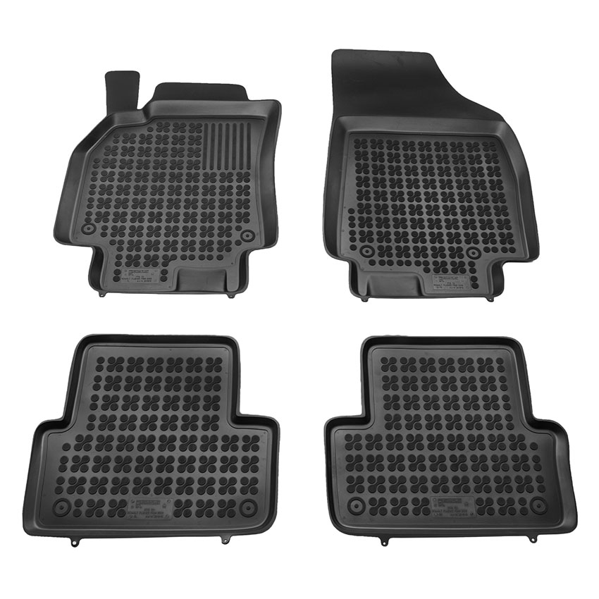 Λαστιχένια μαύρα σκαφάκια Renault Fluence 4τμχ