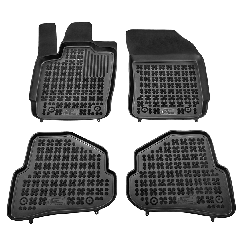 Λαστιχένια μαύρα σκαφάκια Audi A1 (8X)