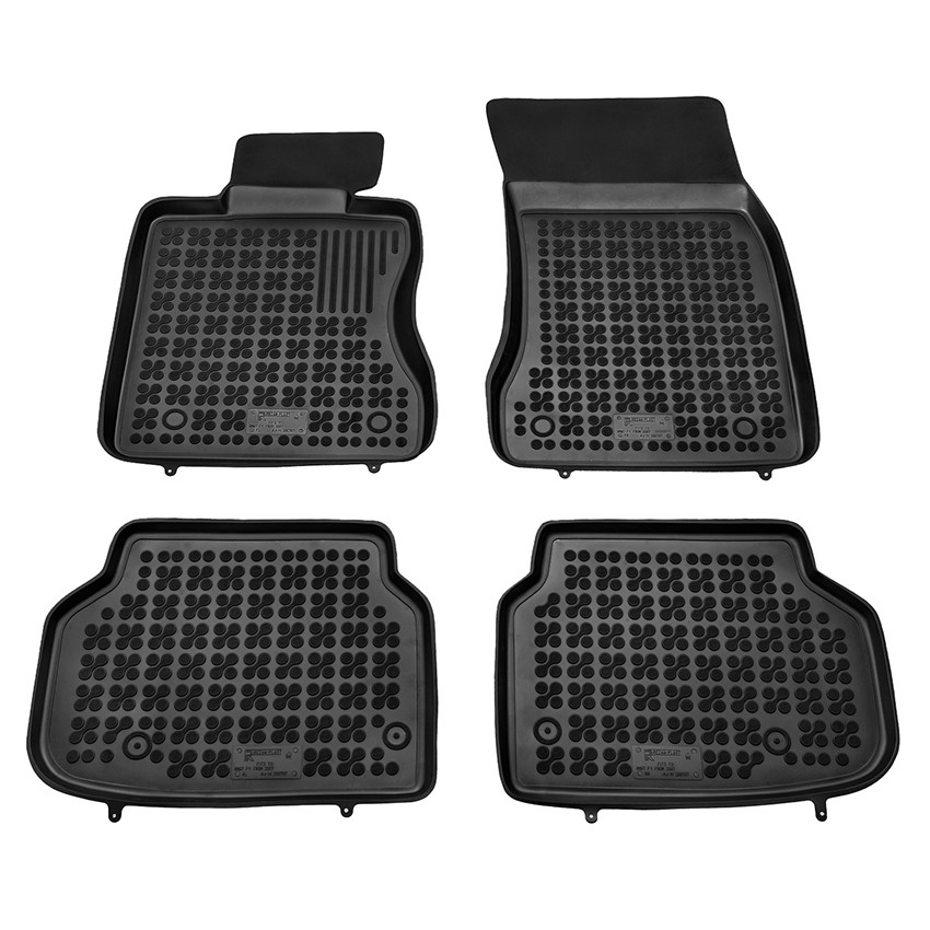 Λαστιχένια μαύρα σκαφάκια BMW 7 Series (F01)