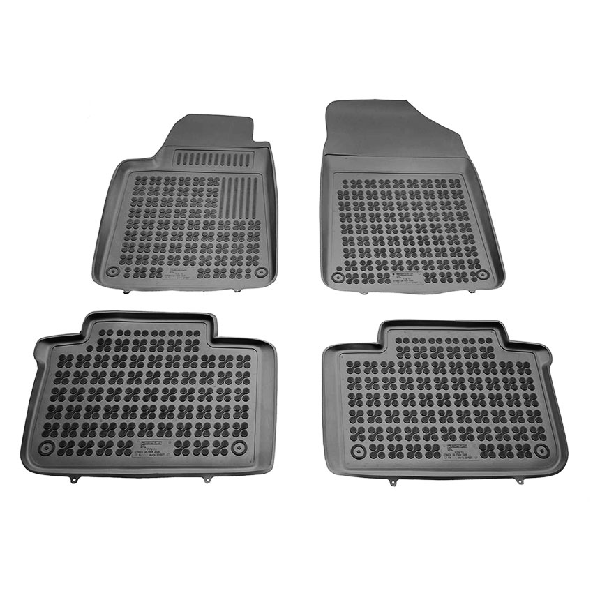 Λαστιχένια μαύρα σκαφάκια Citroen C6 4τμχ