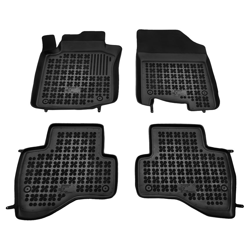 Λαστιχένια μαύρα σκαφάκια Citroen C1 I / Peugeot 107 / Toyota Aygo I