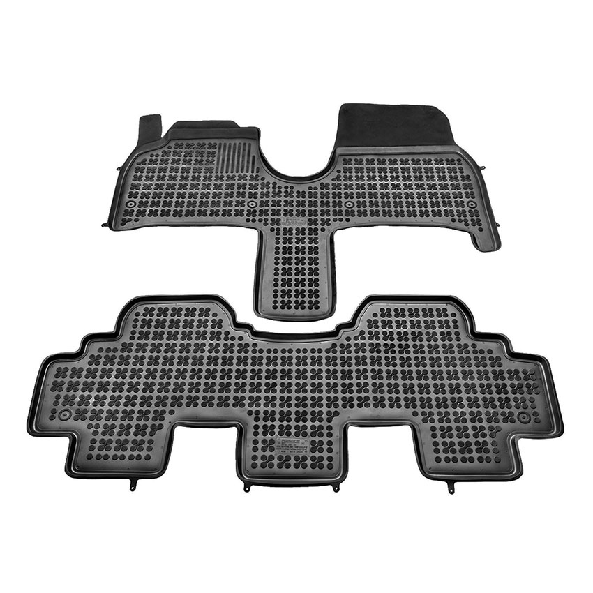 Λαστιχένια μαύρα σκαφάκια Peugeot 807 /Lancia Phedra /Fiat Ulysse (II) /Citroen C8 (2τμχ)