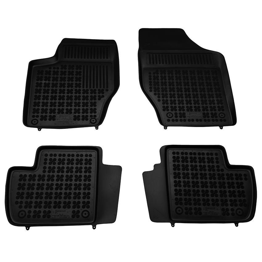 Λαστιχένια μαύρα σκαφάκια Peugeot 308 I (T7)