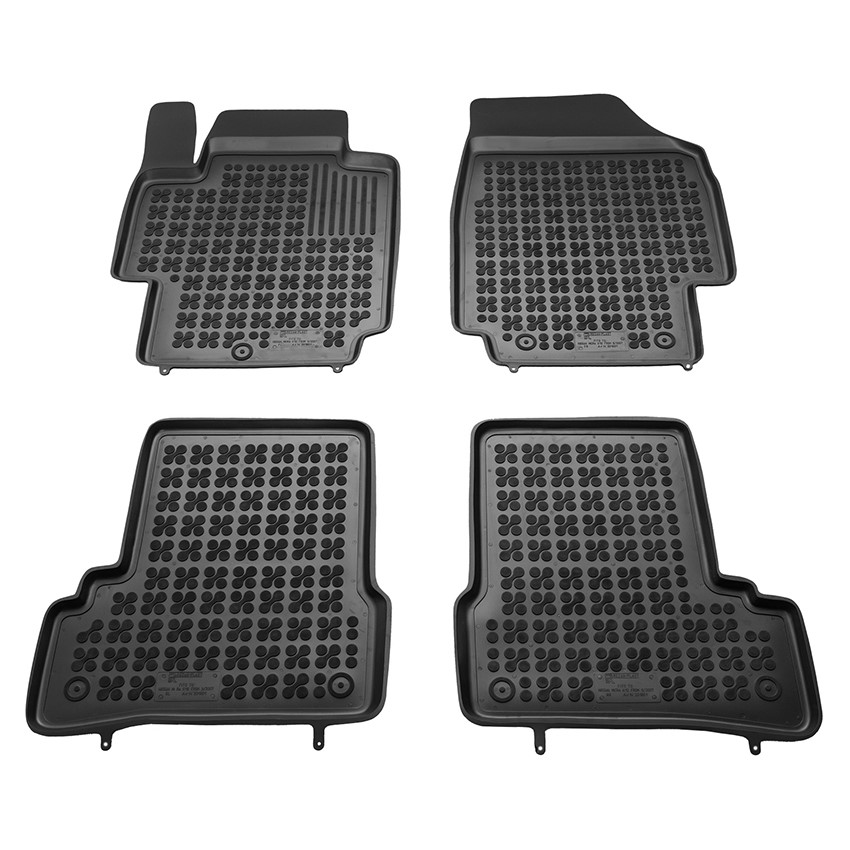 Λαστιχένια μαύρα σκαφάκια Nissan Micra K12 (Facelift)