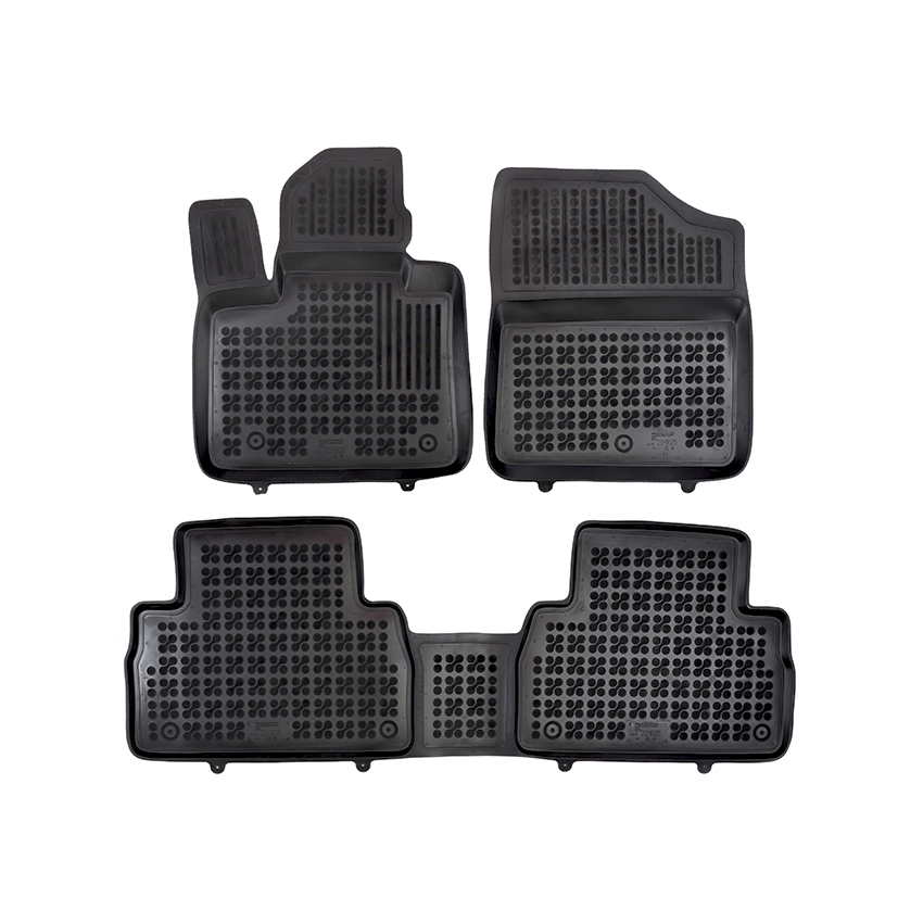 Πατάκια δαπέδου λαστιχένια για Hyundai Santa Fe (IV Facelift) 3τμχ