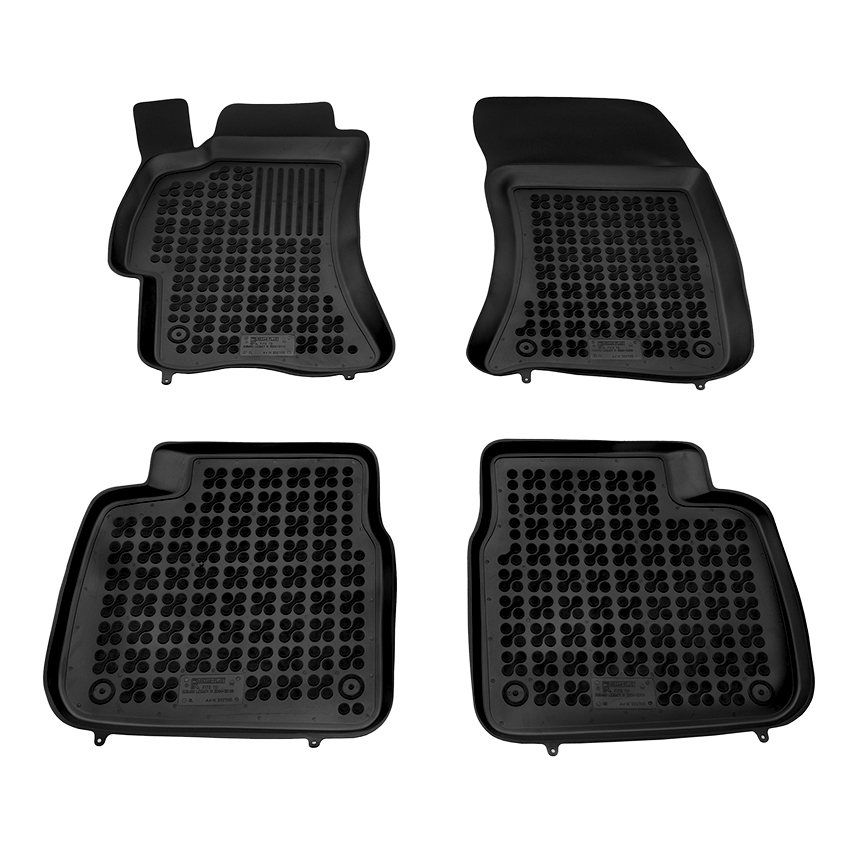 Λαστιχένια μαύρα σκαφάκια για Subaru Legacy (IV) 4τμχ