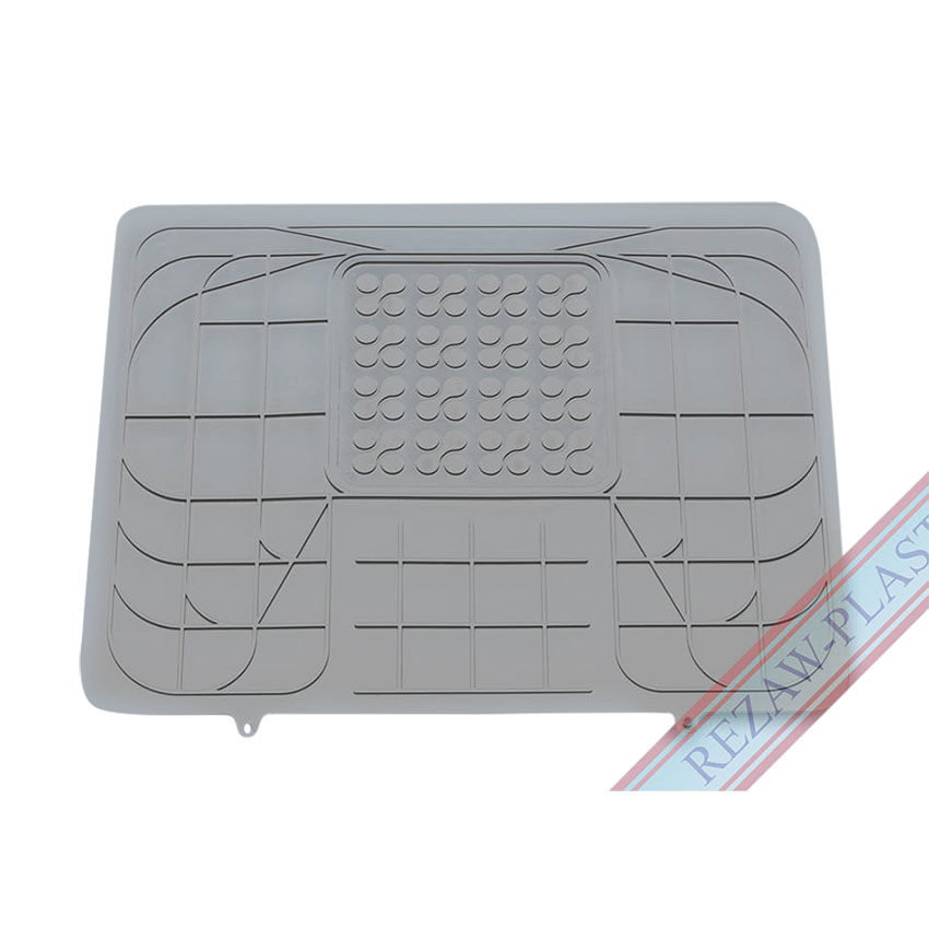 Πατάκι γκρι λάστιχο κεντρικό πισινό universal