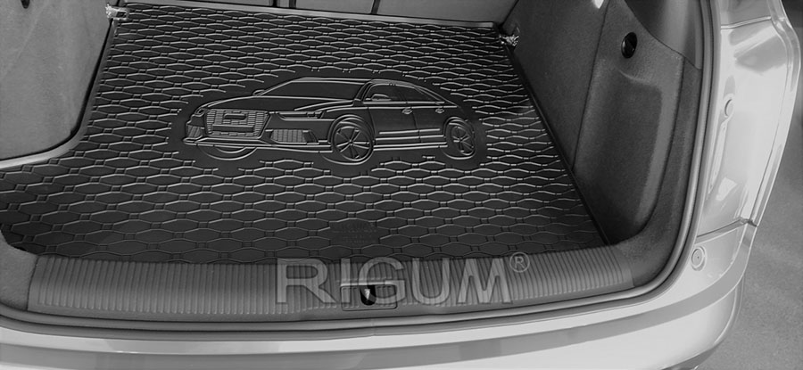 Λαστιχένιο πατάκι πορτ μπαγκάζ για Audi Q3 I (ρεζέρβα ανάγκης)