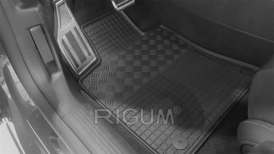 Πατάκια λάστιχο για Peugeot 508 (II) με κουμπώματα 4τμχ