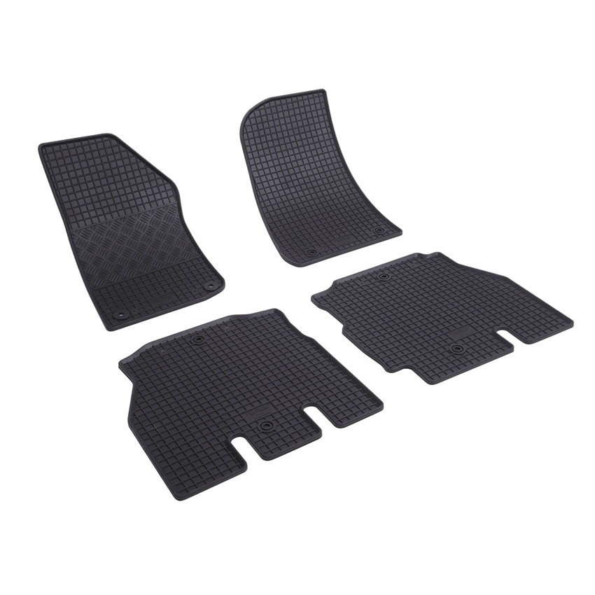 Πατάκια δαπέδου λαστιχένια για Jeep Wrangler (JL) 4τμχ