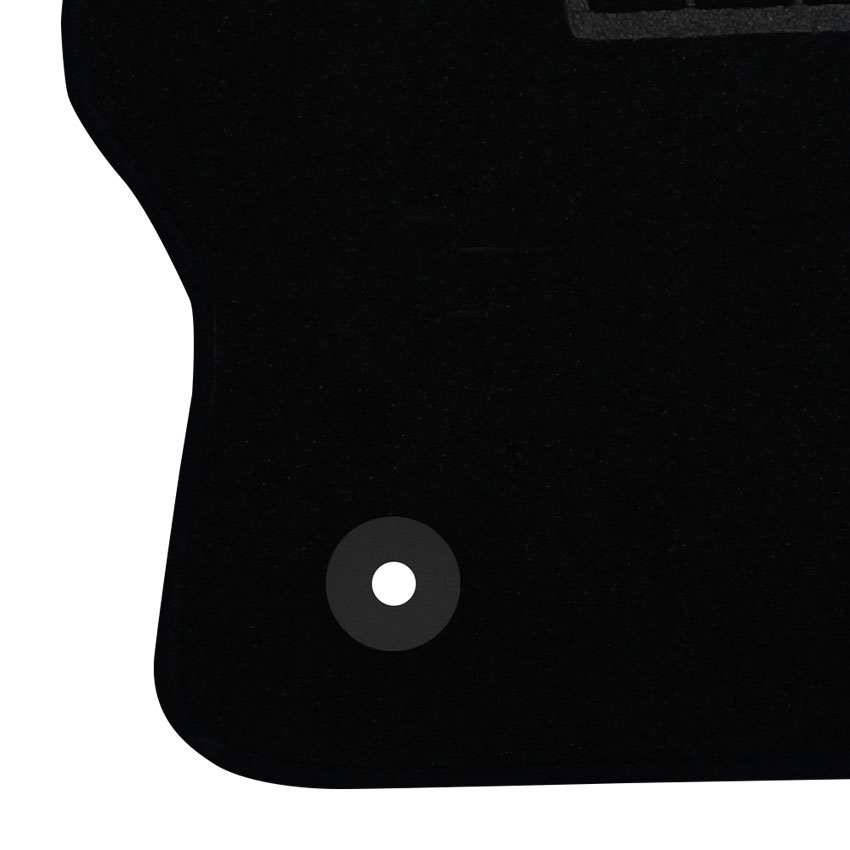 Μοκέτα Standard μαύρη για Ford KA III / Ford KA+ με κουμπώματα