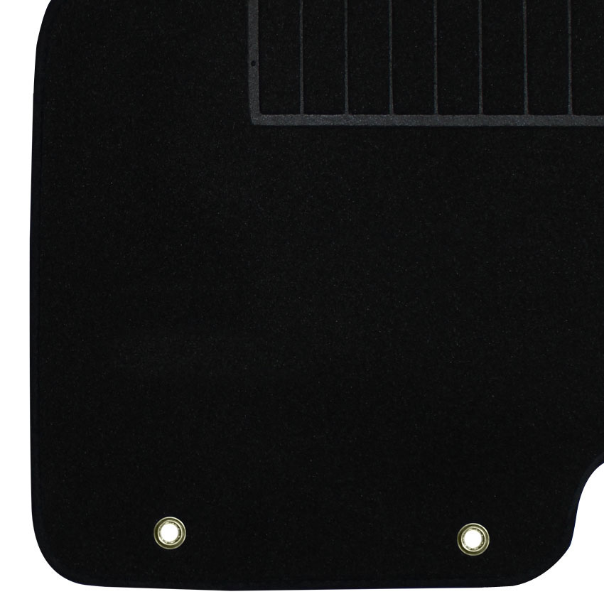 Μοκέτα Standard μαύρη για Hyundai i20 (I) με κουμπώματα