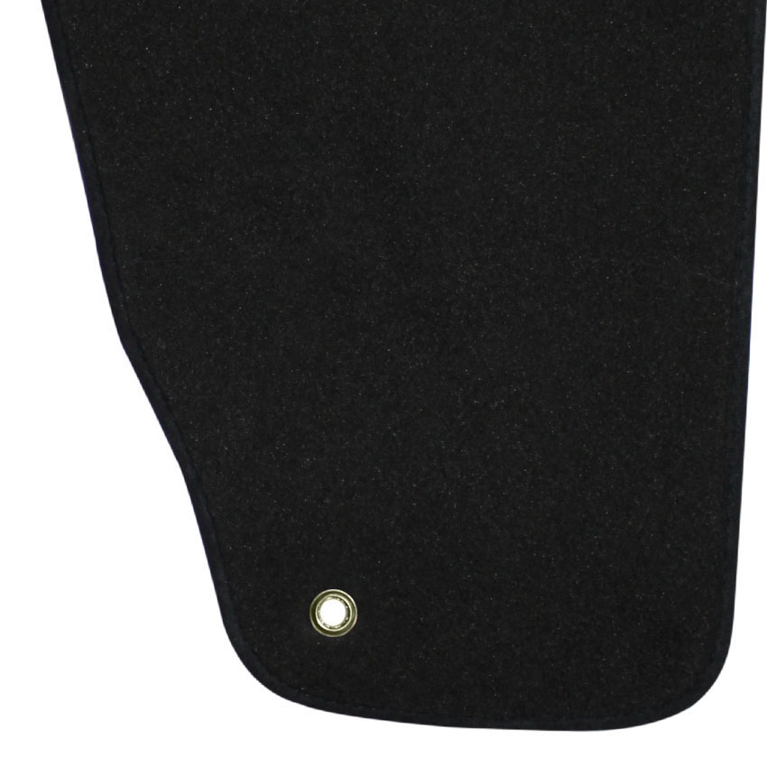 Μοκέτα Standard μαύρη για Jeep Cherokee IV (KK) με κουμπώματα 4τμχ