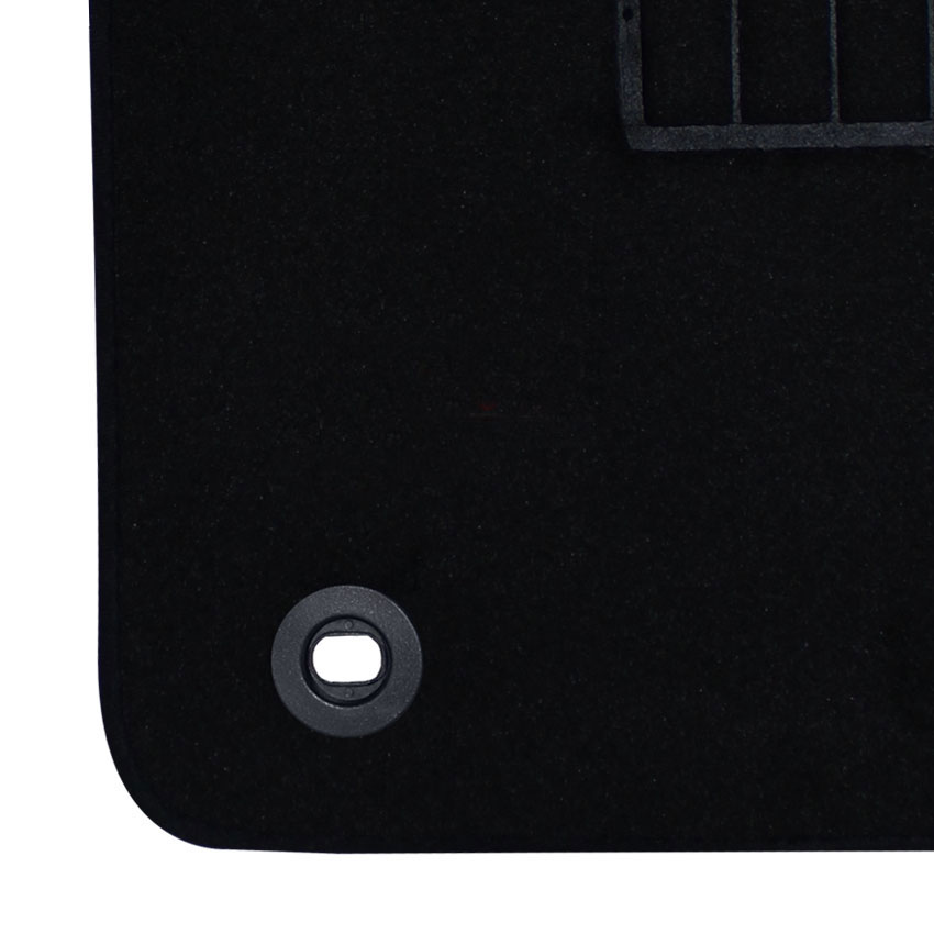 Μοκέτα Standard μαύρη για Toyota C-HR με οβάλ κουμπώματα