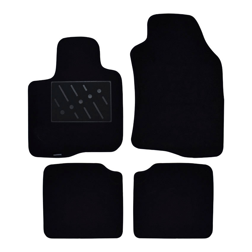Πατάκια δαπέδου μοκέτας Standard μαύρα για Lancia Ypsilon (III) 4τμχ
