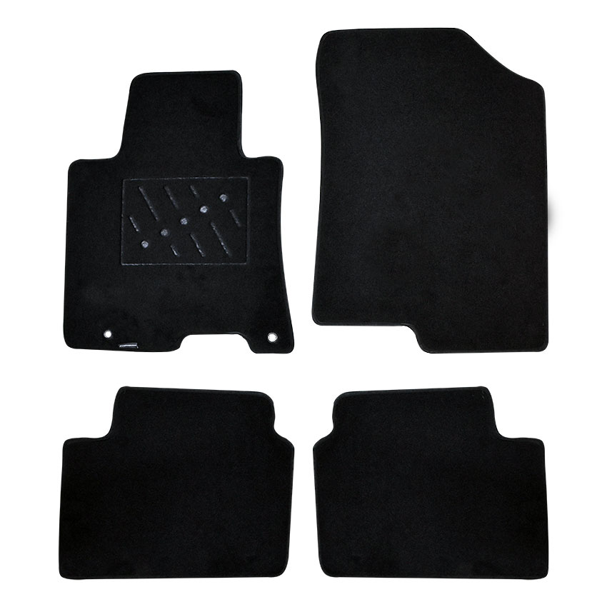 Πατάκια δαπέδου μοκέτας Standard μαύρα για Hyundai i30 (II) 4τμχ