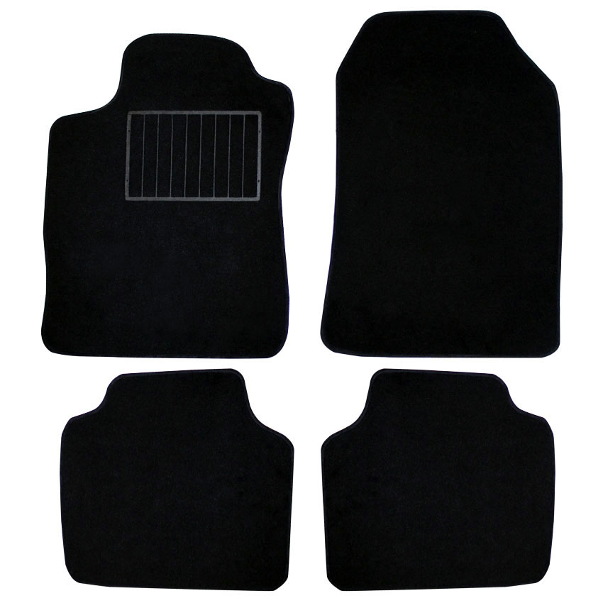 Μοκέτα Velgum μαύρη για Nissan Tiida I