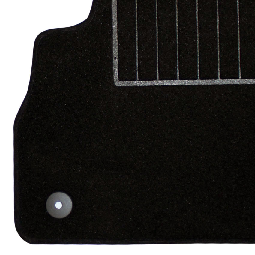 Μοκέτα Standard μαύρη για Opel Astra K με κουμπώματα