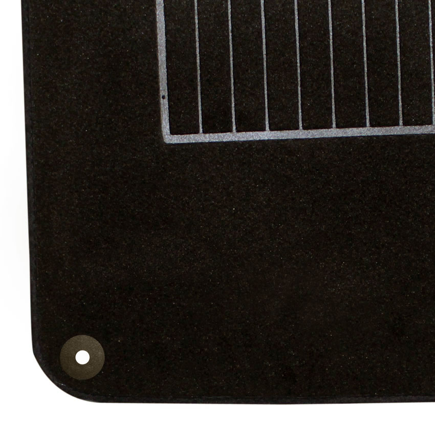 Μοκέτα Standard μαύρη για Peugeot 308 II με κουμπώματα