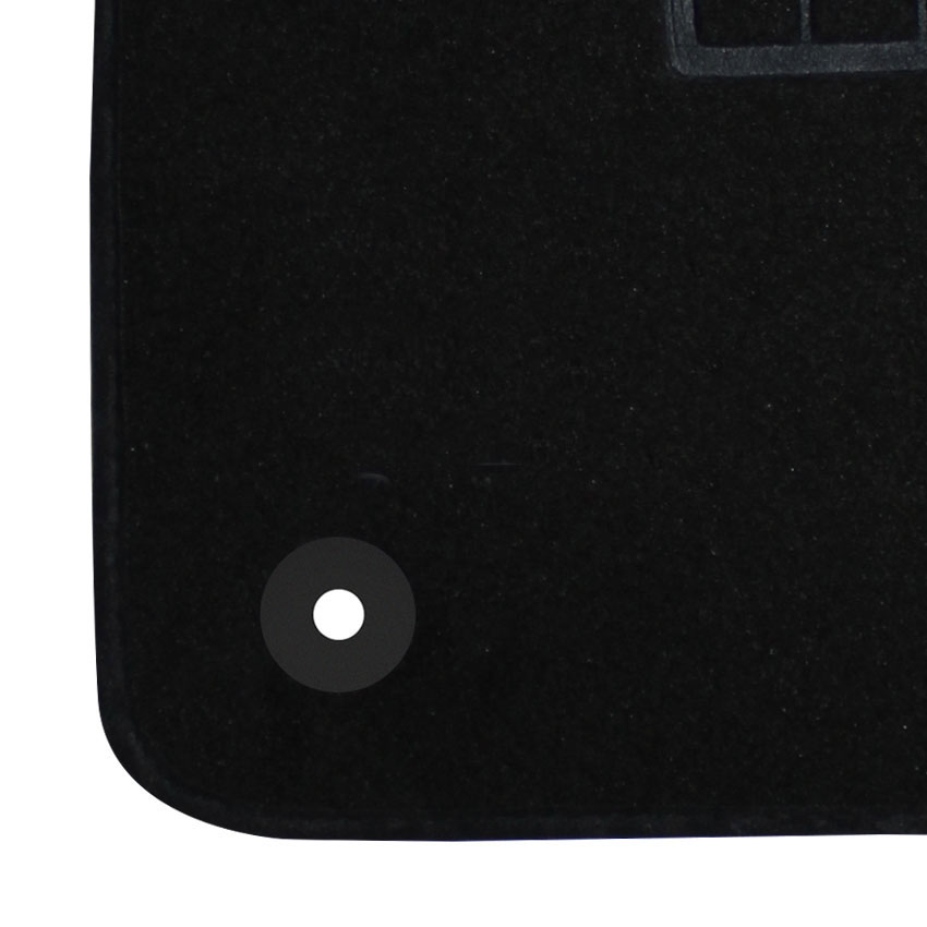 Μοκέτα Standard μαύρη για VW Golf VII με κουμπώματα