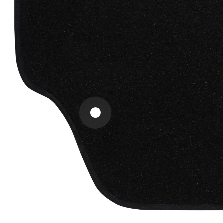 Μοκέτα Standard μαύρη για Renault Captur με στρογγυλά κουμπώματα