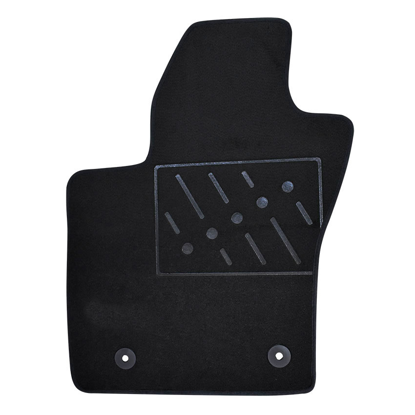 Πατάκια δαπέδου μοκέτας Standard μαύρα για Fiat Tipo 5D 4τμχ