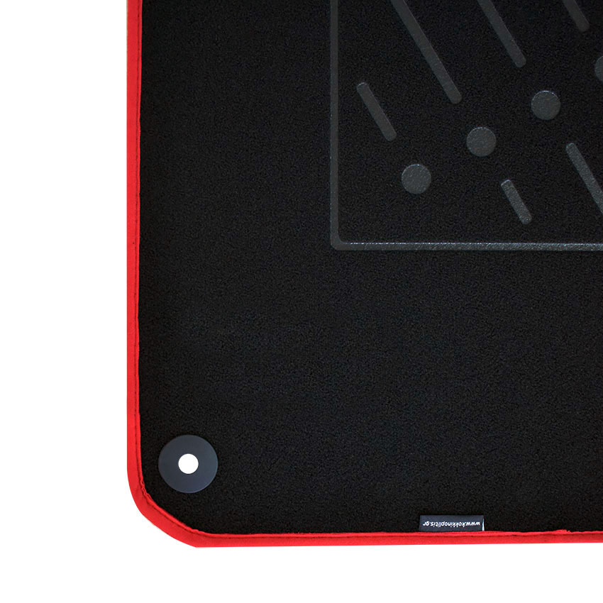 Πατάκια δαπέδου μοκέτας Standard μαύρα για Renault Twingo (III) 4τμχ