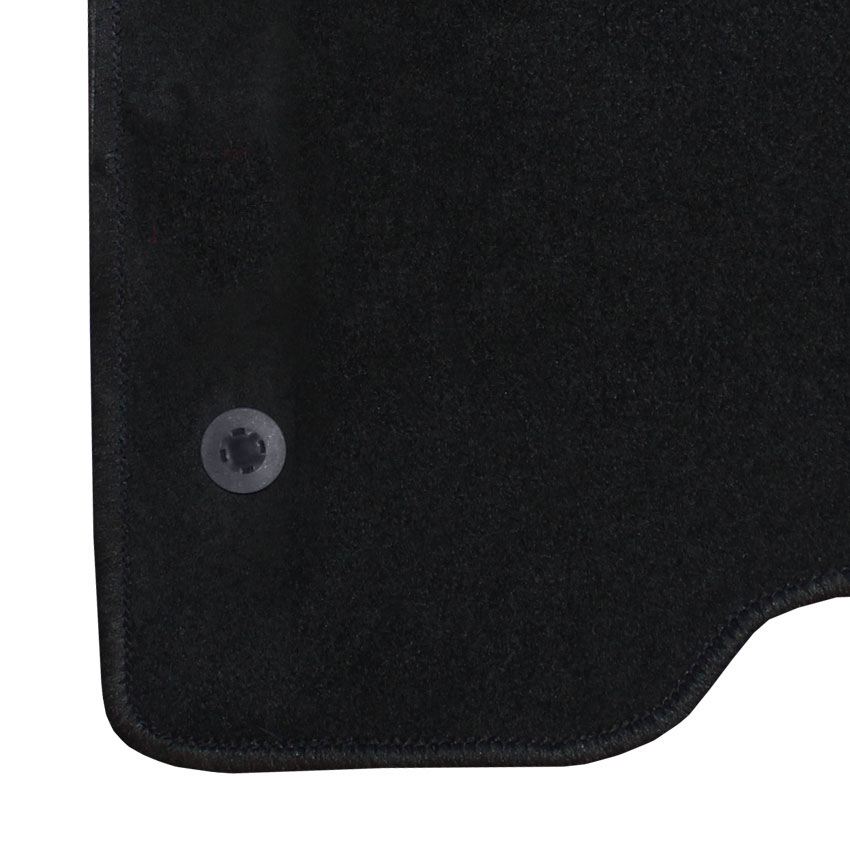 Μοκέτα Velgum μαύρη για Fiat Panda III με κουμπώματα