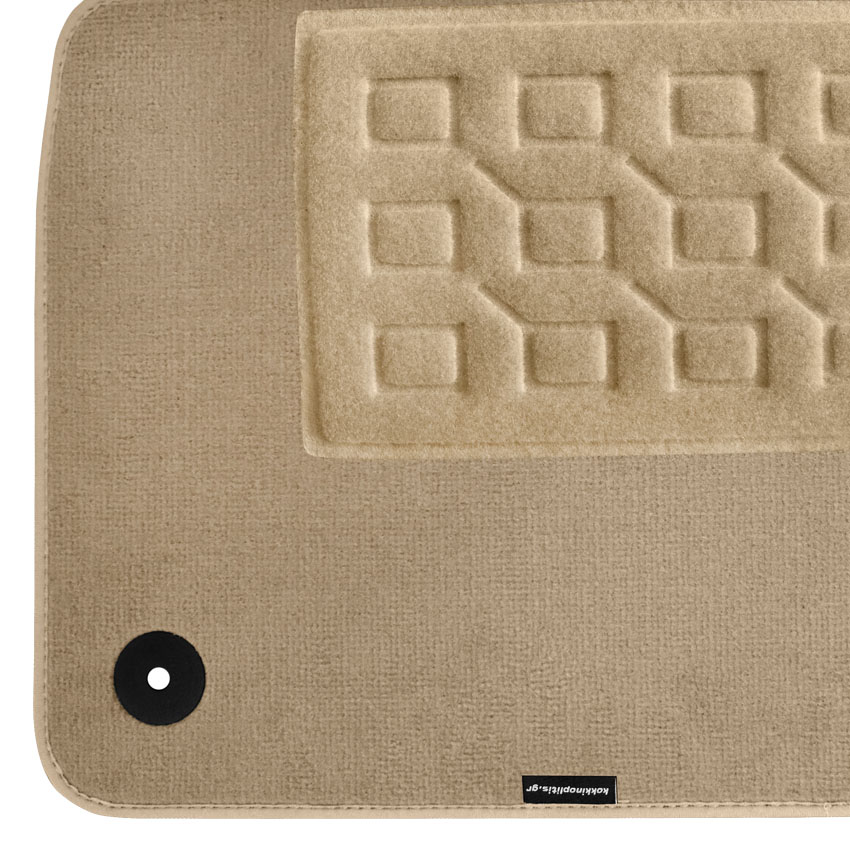 Πατάκια δαπέδου μοκέτας Superior μπεζ για Audi Q3 (Ι) 4τμχ