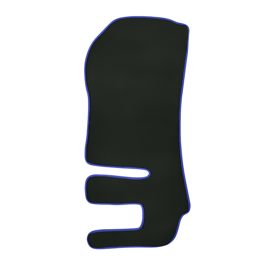 Πατάκια δαπέδου καμπίνας (πεθαμένο) για Scania R (Automat) τεχνόδερμα μαύρο-μπλε 4τμχ