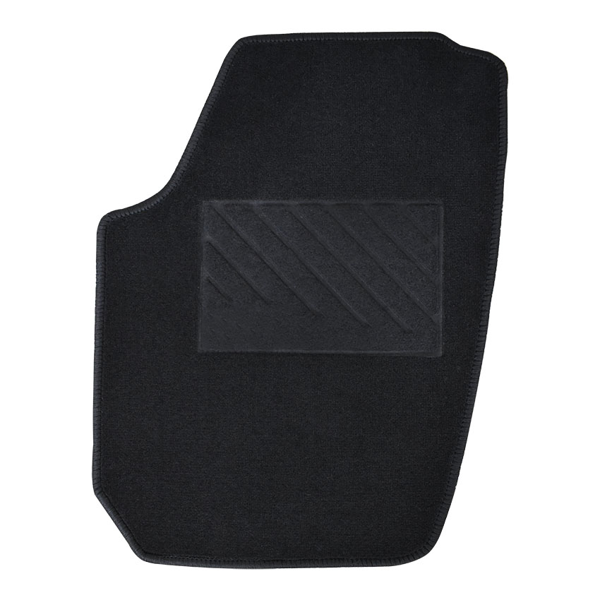 Μοκέτα Tuft μαύρη για Skoda Roomster 4τμχ