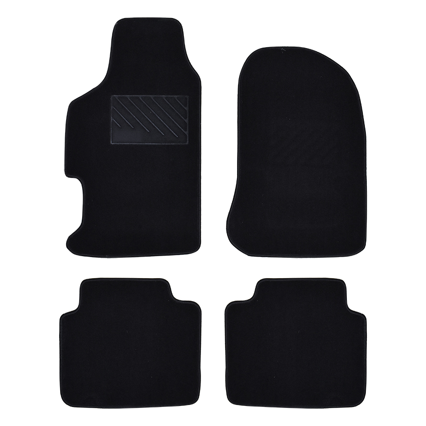 Πατάκια δαπέδου μοκέτας Tuft μαύρα για Honda Civic 5D 4τμχ