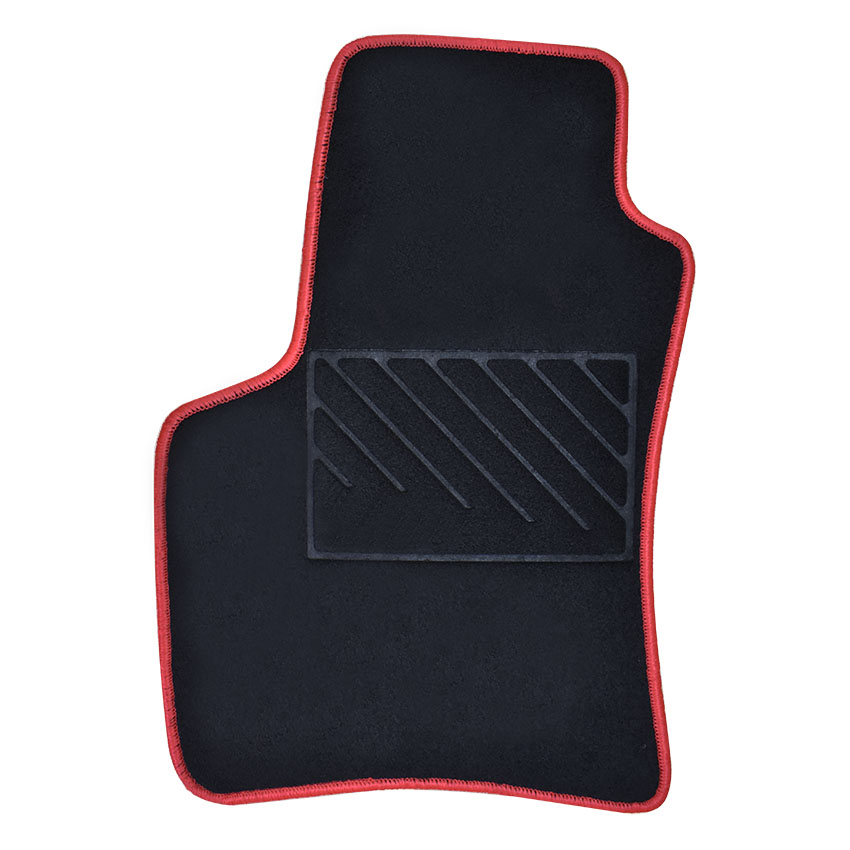 Πατάκια δαπέδου μοκέτας Tuft μαύρα για Hyundai Atos MPV / Atos Prime 4τμχ