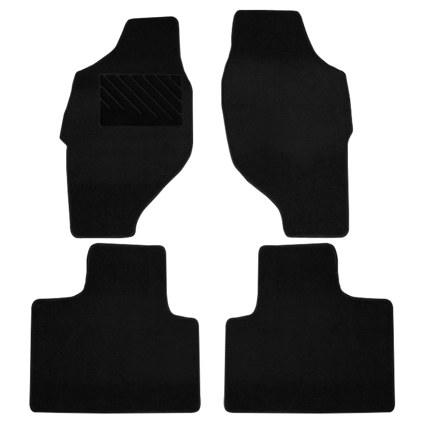 Μοκέτα Tuft ανθρακί για Isuzu D-Max (I) 4D 4τμχ