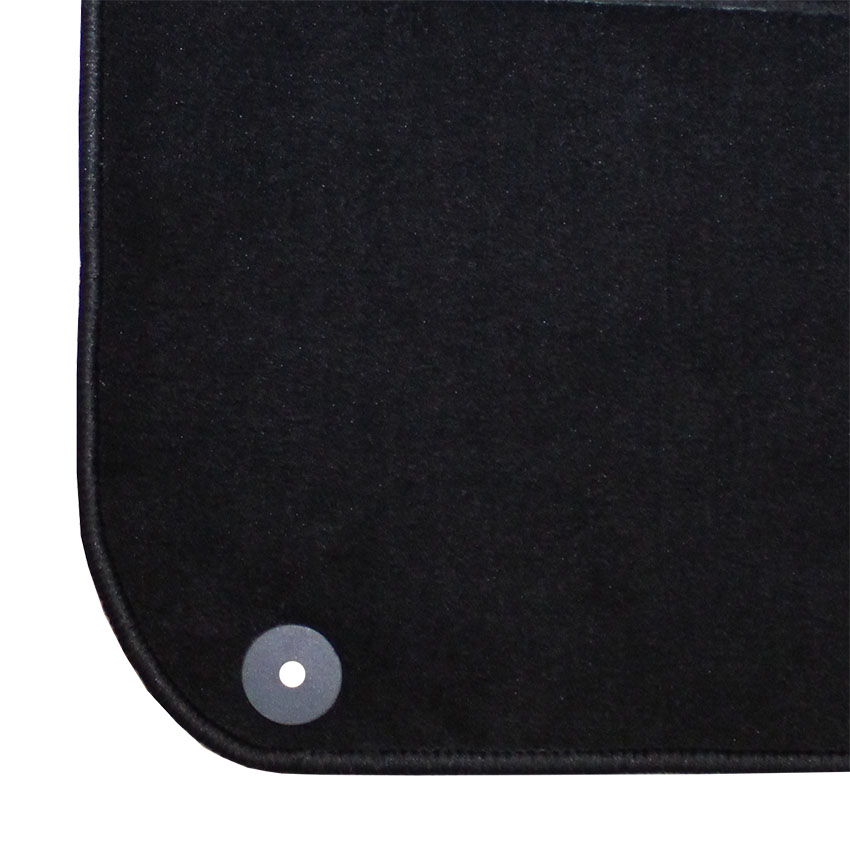 Μοκέτα Tuft μαύρη για Skoda Fabia (II) με κουμπώματα