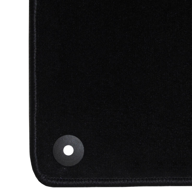 Μοκέτα Tuft μαύρη για Audi A4 (B8) / A5 (B8) με στρογγυλά κουμπώματα 4τμχ