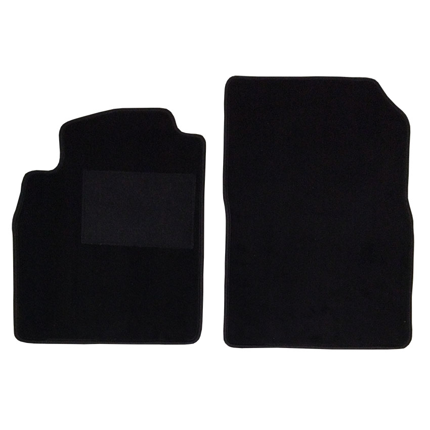 Πατάκια δαπέδου μοκέτας Tuft μαύρα για Opel Astra J 2τμχ