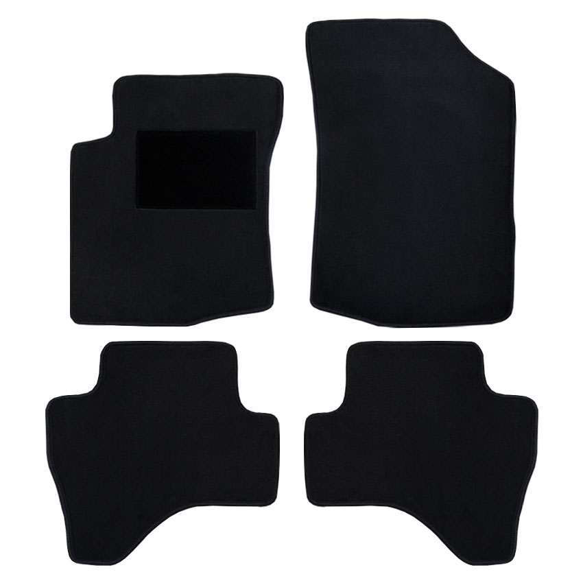 Μοκέτα Tuft ανθρακί για Peugeot 107 / Citroen C1 / Toyota Aygo 4τμχ